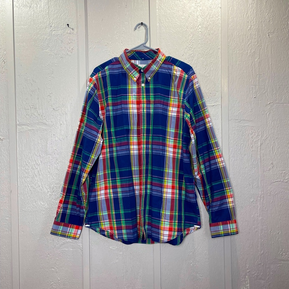 Men’s XL GAP Multicolored Plaid Button Up